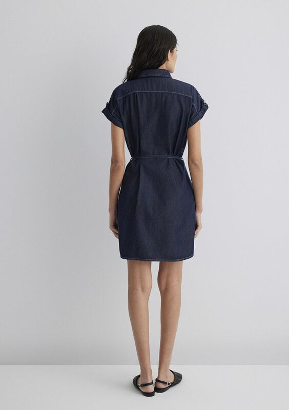 BARBARA Kadın Elbise - M130548 Rinse Denim