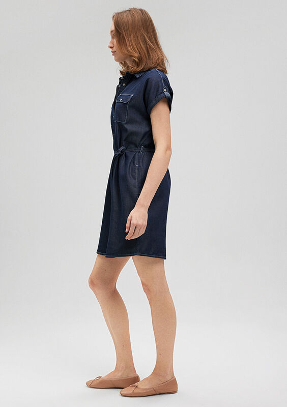 BARBARA Kadın Elbise - M130548 Rinse Denim