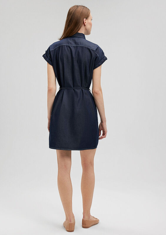 BARBARA Kadın Elbise - M130548 Rinse Denim