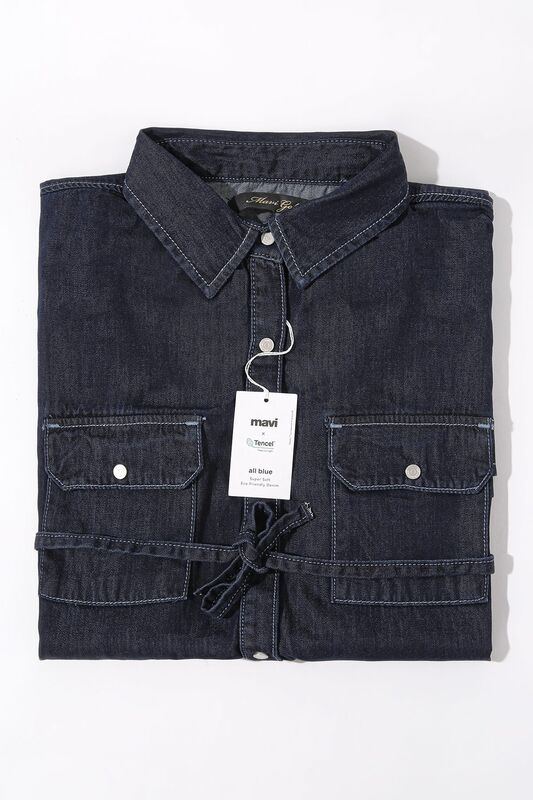 BARBARA Kadın Elbise - M130548 Rinse Denim