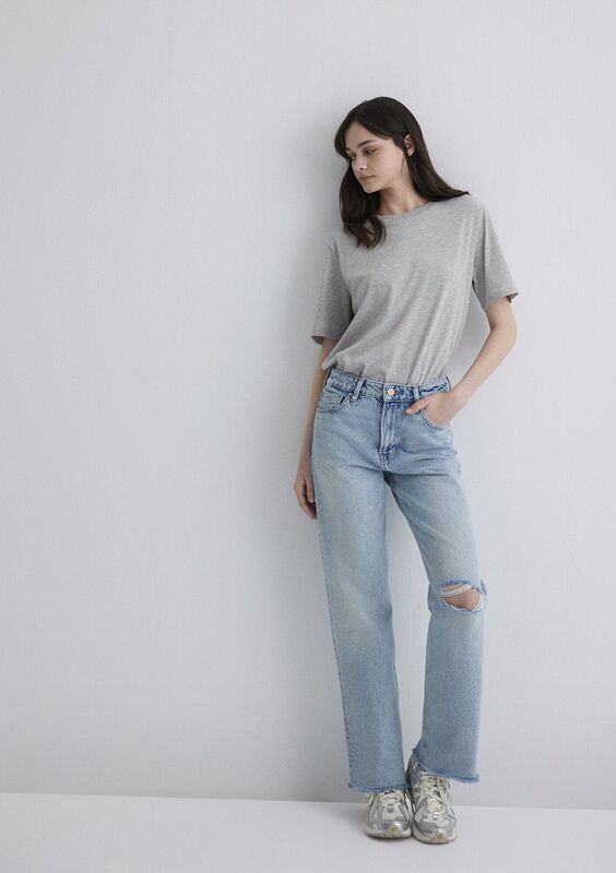 BARCELONA Kadın Mavi Denim Pantolon - M101047