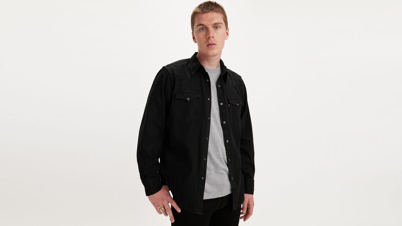 BARSTOW WESTERN STANDARD MARBLE BLACK D Erkek Bej UK Gömlek - 85744