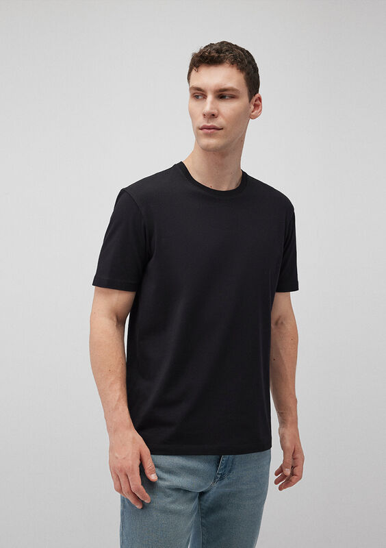 BASIC BİSİKLET YAKA TİŞÖRT Erkek Siyah Basic T-Shirt - M0610252