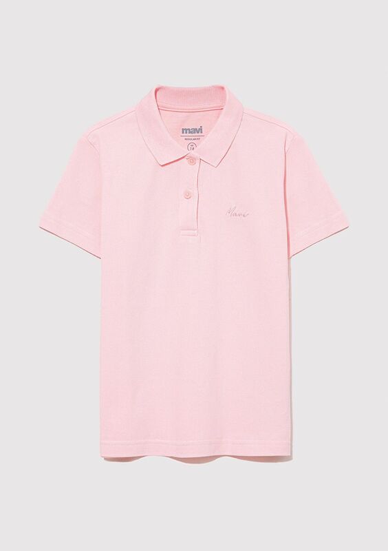 BASIC POLO TİŞÖRT Kız Çocuk Pembe Polo - M7610241