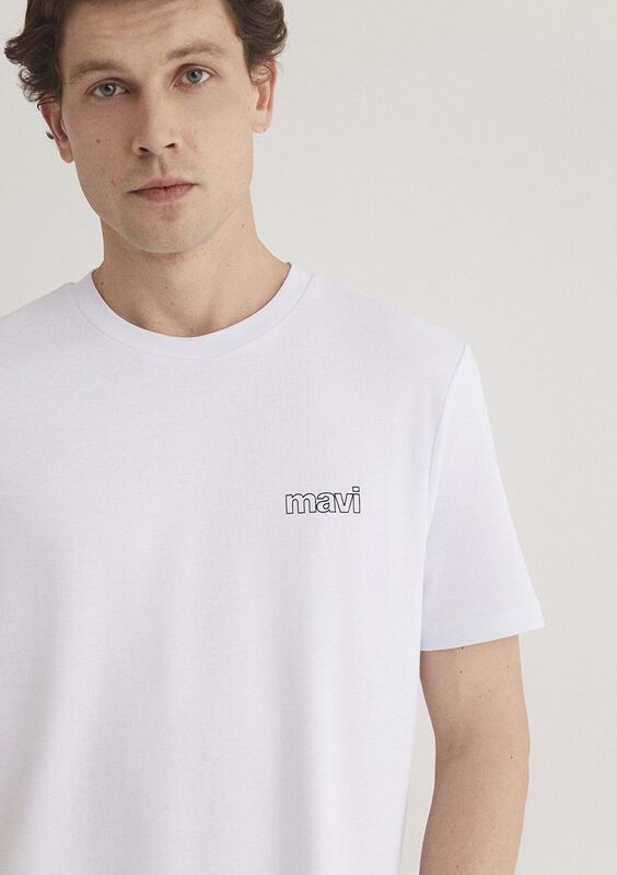 BASIC TİŞÖRT Erkek Beyaz T-Shirt - M0610360