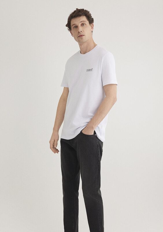 BASIC TİŞÖRT Erkek Beyaz T-Shirt - M0610360