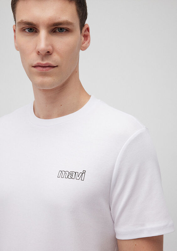BASIC TİŞÖRT Erkek Beyaz T-Shirt - M0610360