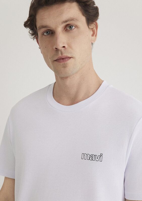BASIC TİŞÖRT Erkek Beyaz T-Shirt - M0610360