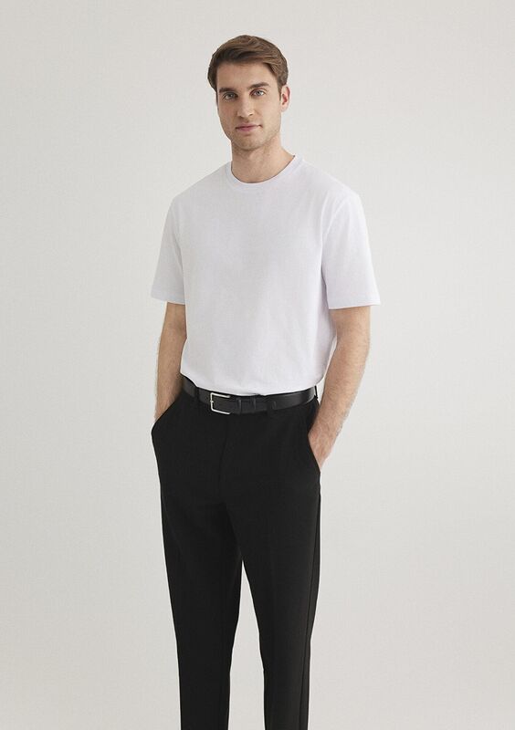 BASIC TISÖRT Erkek Beyaz T-Shirt - M067082