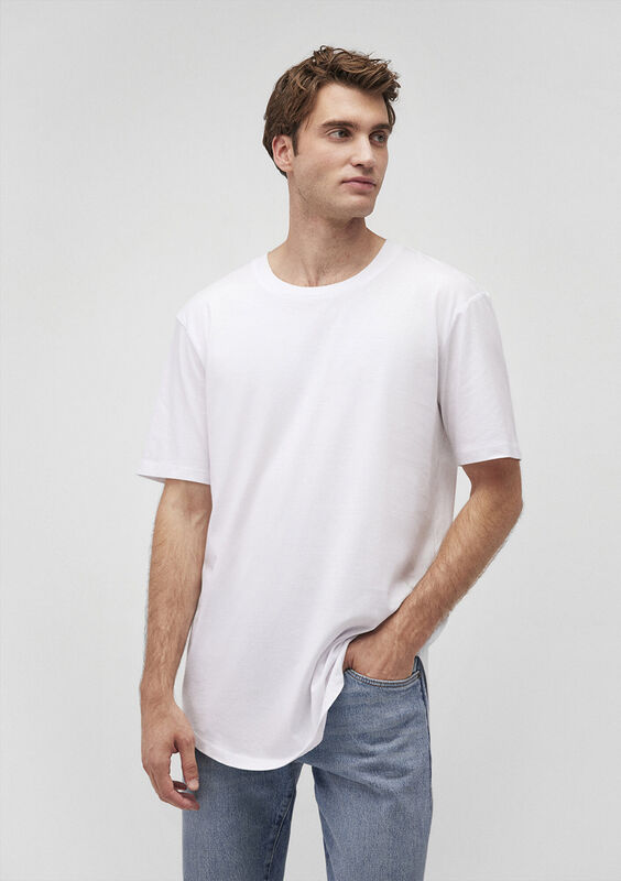BASIC TISÖRT Erkek Beyaz T-Shirt - M067082