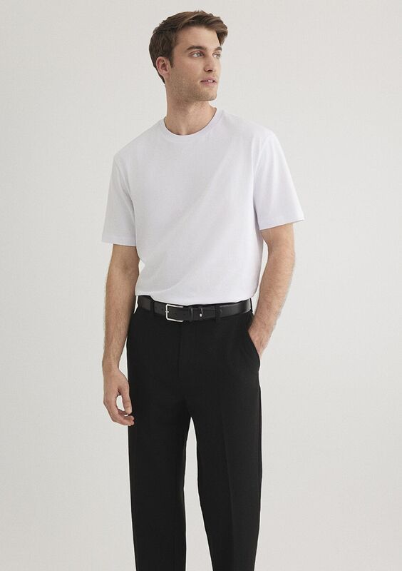 BASIC TISÖRT Erkek Beyaz T-Shirt - M067082