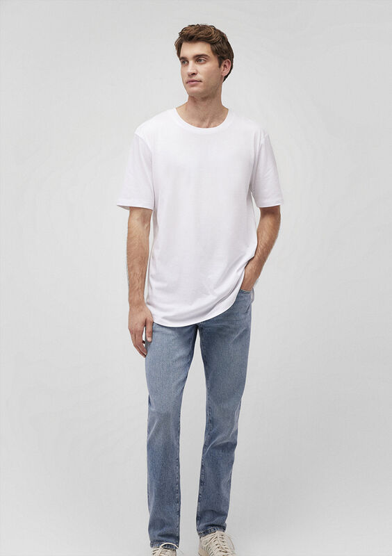 BASIC TISÖRT Erkek Beyaz T-Shirt - M067082