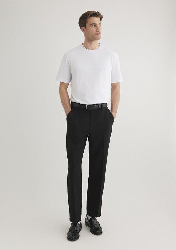 BASIC TISÖRT Erkek Beyaz T-Shirt - M067082