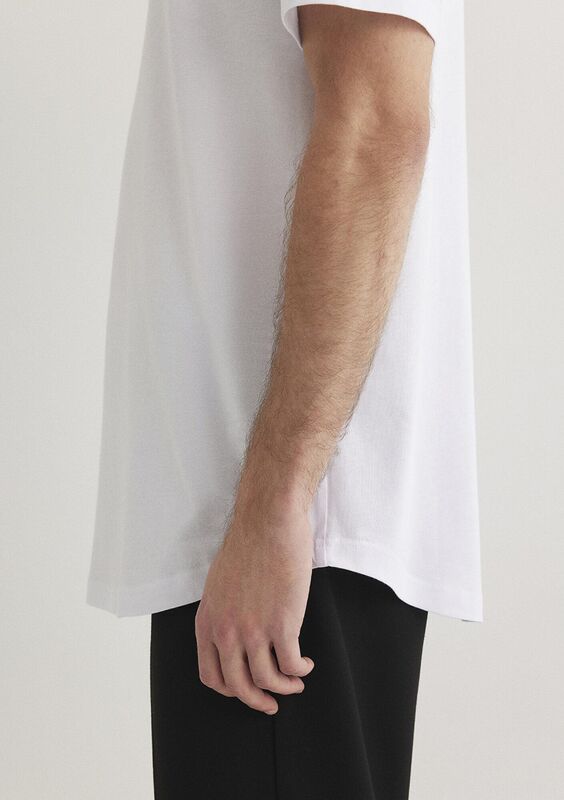 BASIC TISÖRT Erkek Beyaz T-Shirt - M067082