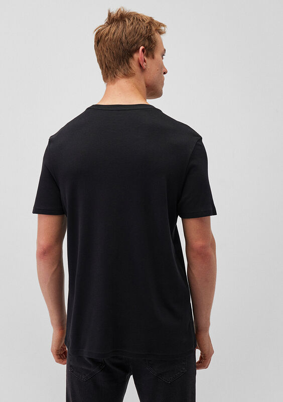 BASIC TİŞÖRT Erkek Siyah T-Shirt - M0610360