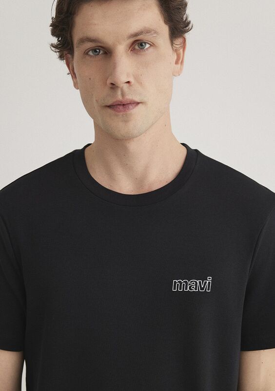 BASIC TİŞÖRT Erkek Siyah T-Shirt - M0610360