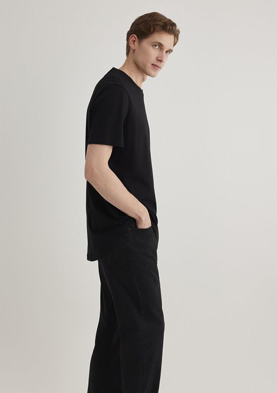 BASIC TISÖRT Erkek Siyah T-Shirt - M067082