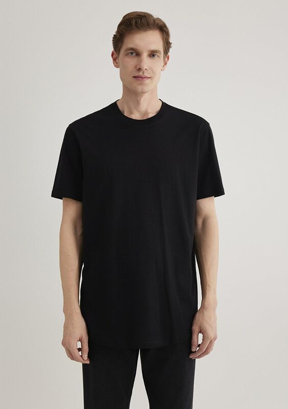 BASIC TISÖRT Erkek Siyah T-Shirt - M067082