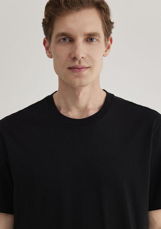 BASIC TISÖRT Erkek Siyah T-Shirt - M067082