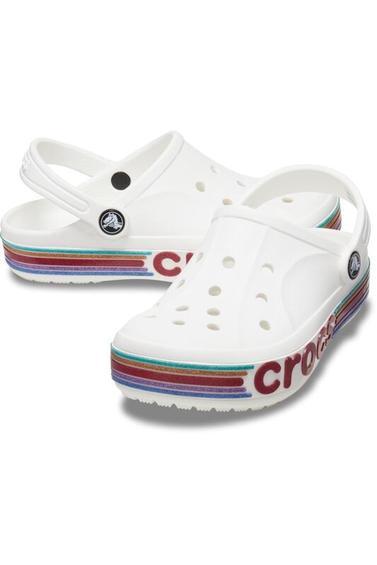 Bayaband Rainbow Glitter Clg K Unisex Çocuk Beyaz Terlik - 209730