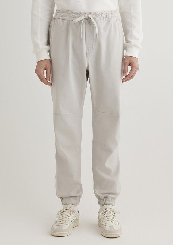 BELİ LASTİKLİ PANTOLON Erkek Gri Pantolon - M000169