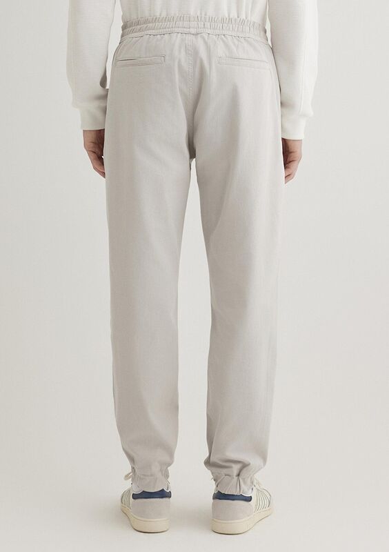 BELİ LASTİKLİ PANTOLON Erkek Gri Pantolon - M000169