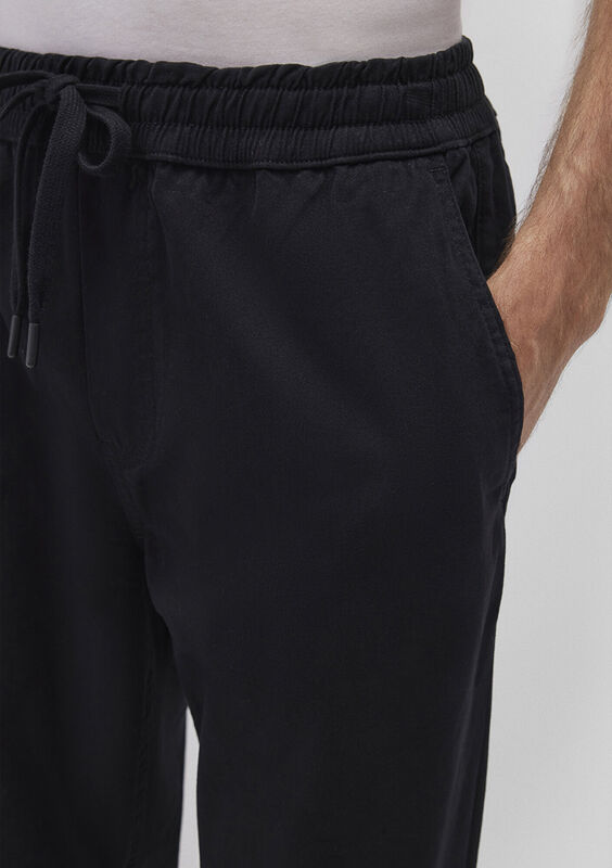 BELİ LASTİKLİ PANTOLON Erkek Koyu Gri Pantolon - M000169