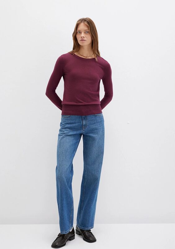 BISIKLET YAKA BASIC KAZAK Kadın Kırmızı Kazak - M1710510