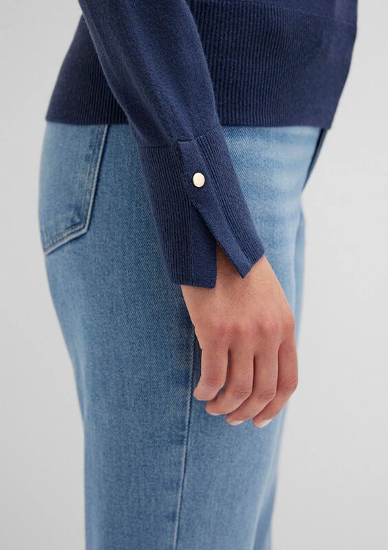 BISIKLET YAKA BASIC KAZAK Kadın Koyu Mavi Kazak - M1710510