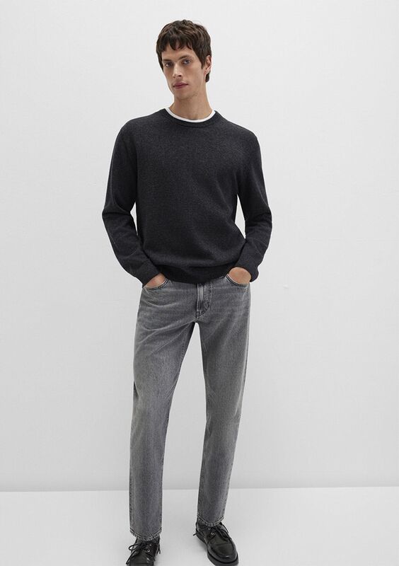 BİSİKLET YAKA KAZAK Erkek Siyah Kazak - M0710370