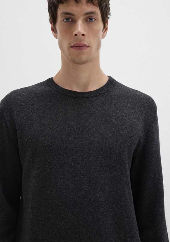 BİSİKLET YAKA KAZAK Erkek Siyah Kazak - M0710370