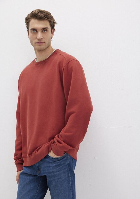 Mavi - BİSİKLET YAKA SWEATSHIRT Erkek Kırmızı Sweatshirt - M0S10482