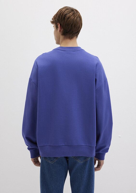 BİSİKLET YAKA SWEATSHIRT Erkek Koyu Mavi Sweatshirt - M0S10415