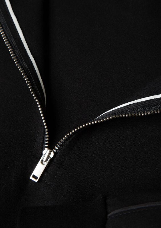 BİSİKLET YAKA SWEATSHIRT Erkek Siyah Sweatshirt - M0S10387