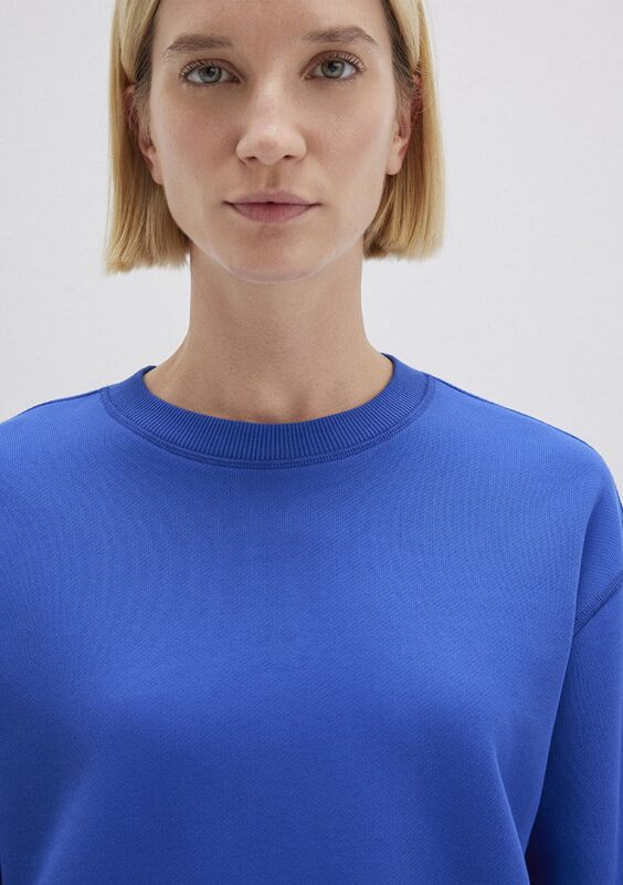 BİSİKLET YAKA SWEATSHIRT Kadın Mor Sweatshirt - M1S10389