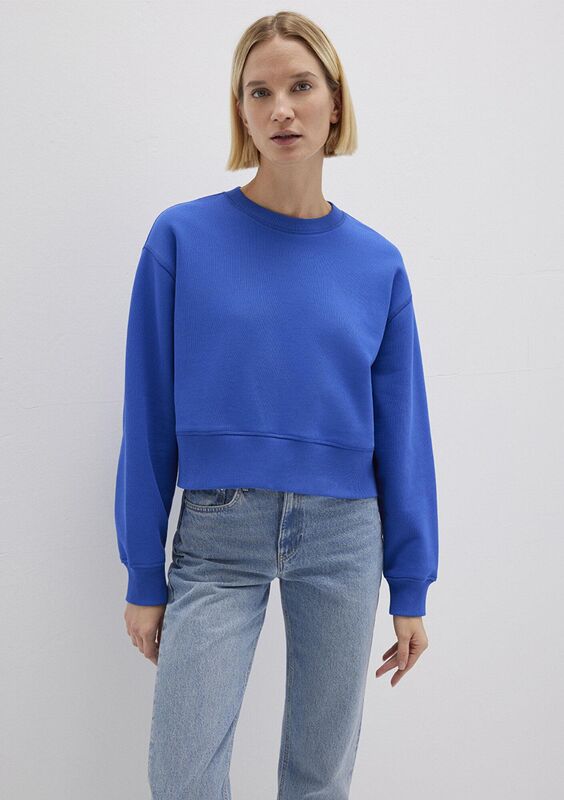 Mavi - BİSİKLET YAKA SWEATSHIRT Kadın Mor Sweatshirt - M1S10389