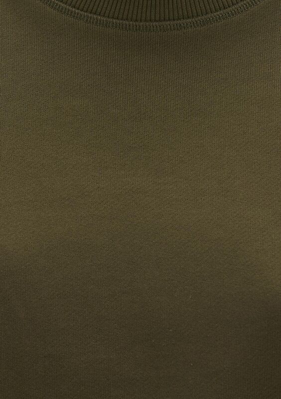 BİSİKLET YAKA SWEATSHIRT Kadın Yeşil Sweatshirt - M1S10390