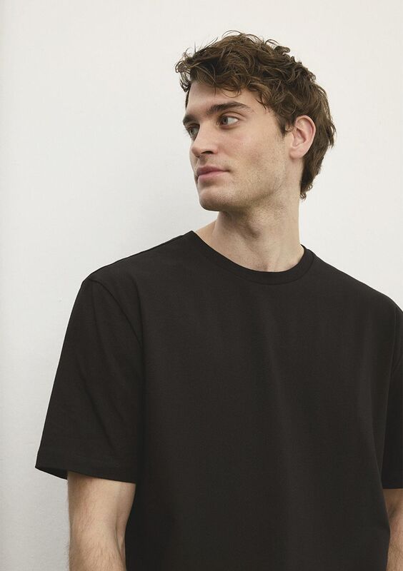BİSİKLET YAKA TİŞÖRT Erkek Siyah Basic T-Shirt - M0610136 BİSİKLET YAKA TİŞÖRT Erkek Siyah Basic T-Shirt - M0610136