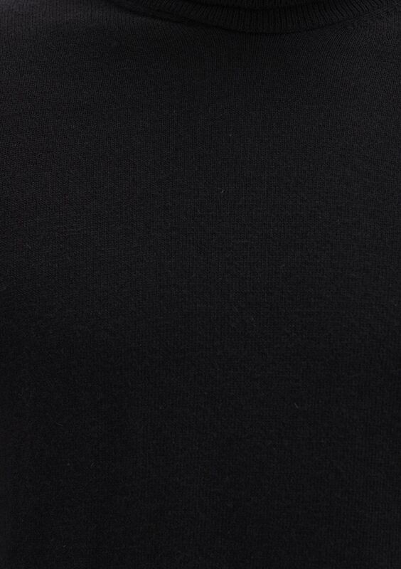 BOĞAZLI KAZAK Erkek Siyah Kazak - M0710372