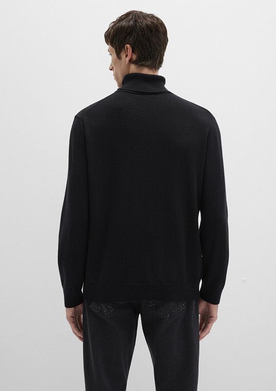 BOĞAZLI KAZAK Erkek Siyah Kazak - M0710372