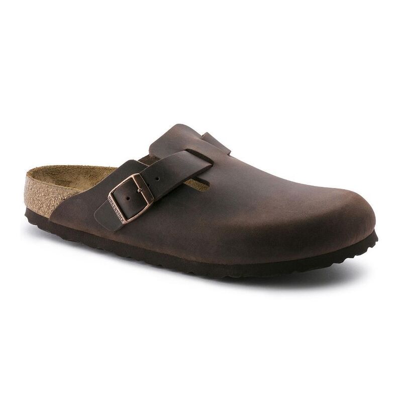 Birkenstock - BOSTON LEOI Uniseks Kahverengi Terlik - 860133