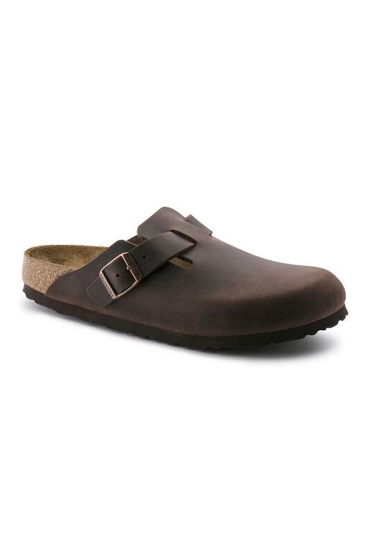 Birkenstock - BOSTON LEOI Uniseks Kahverengi Terlik - 860133