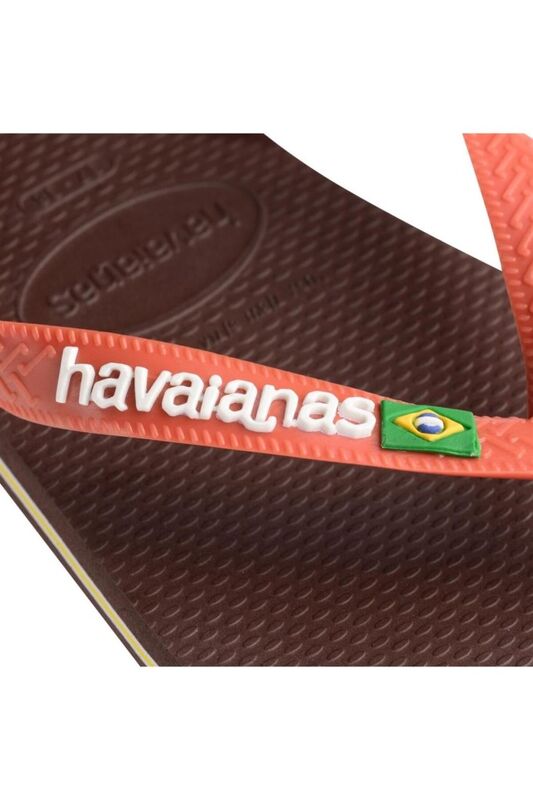 BRASIL LOGO Erkek Kahverengi Terlik - 4110850