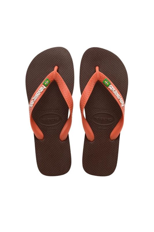 BRASIL LOGO Erkek Kahverengi Terlik - 4110850