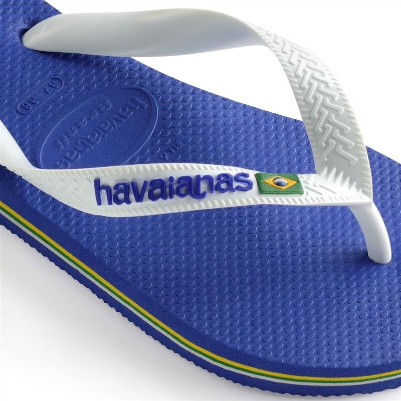 BRASIL LOGO Erkek Mavi Terlik - 4110850