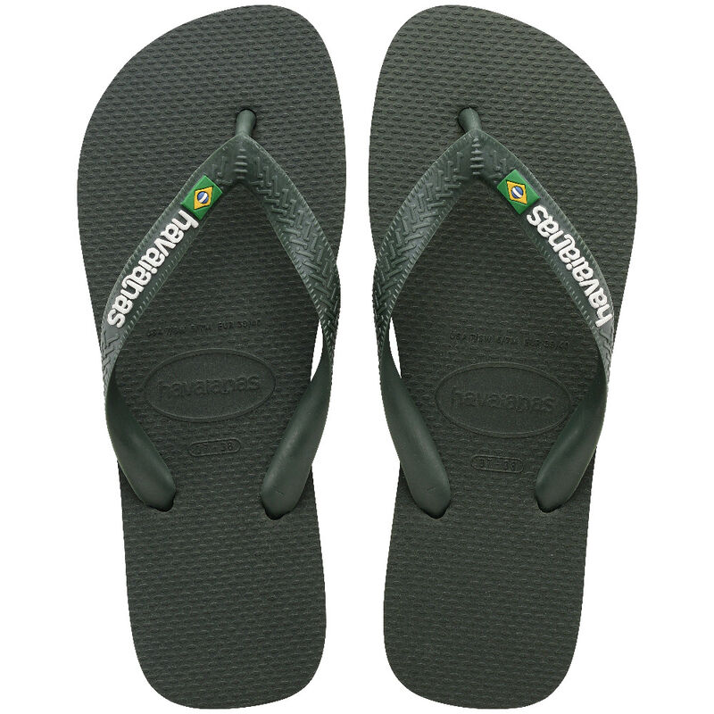 Havaianas - BRASIL LOGO Erkek Yeşil Terlik - 4110850