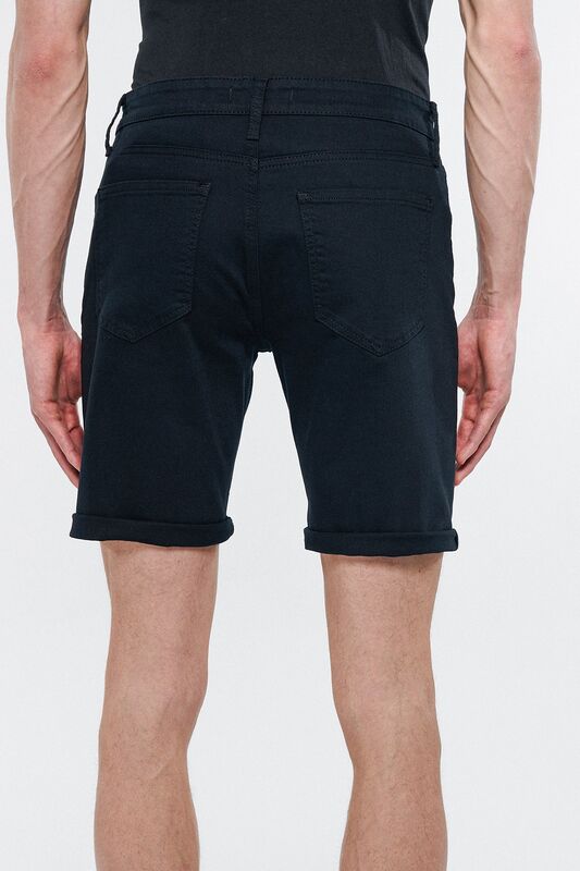 BRIAN Erkek Siyah Denim Şort - M04184
