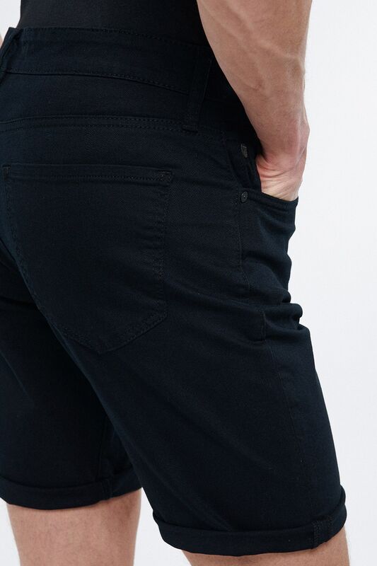 BRIAN Erkek Siyah Denim Şort - M04184