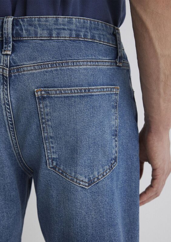 BRIAN Erkek Mavi Denim Şort - M04184