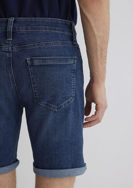 BRIAN Erkek Mavi Denim Şort - M04184